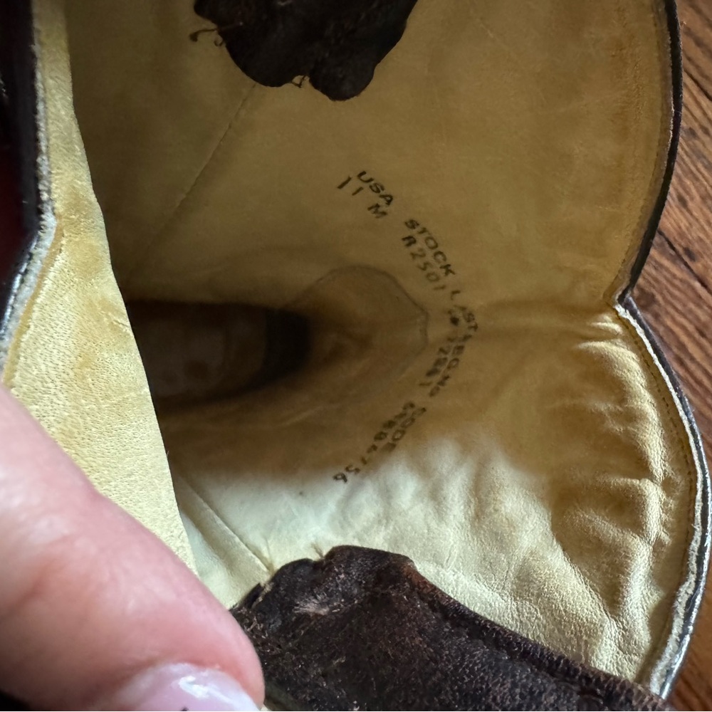 Brown and Turquoise Cowboy Boots - Picture 10 of 11
